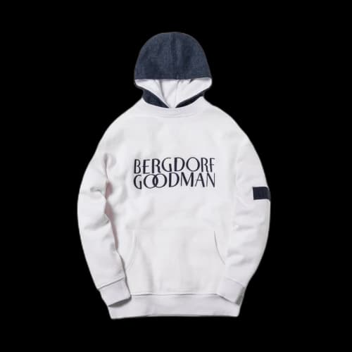 Kith x Bergdorf Goodman Interlock Williams 2 Hoodie White