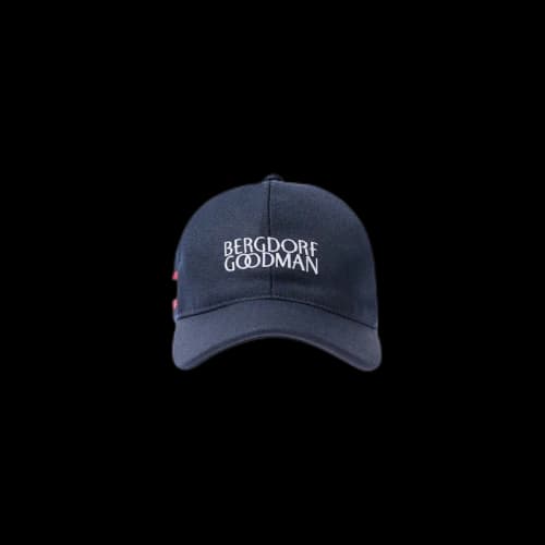 Kith x Bergdorf Goodman Wing Stripe Cap Eclipse Navy
