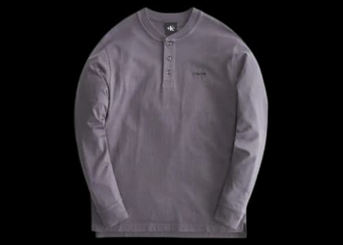 Kith x Calvin Klein L/S Huntington Tee Battleship
