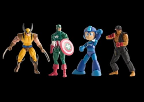 Kith x Capcom vs Marvel Figure Set of 4