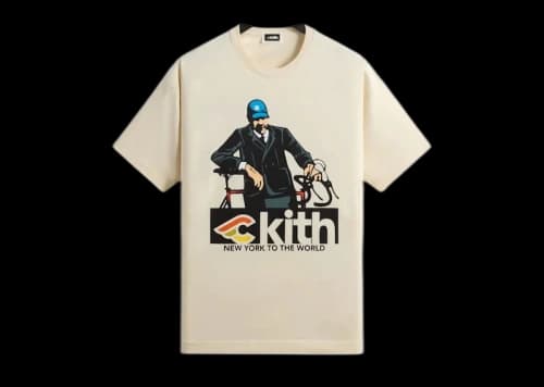 Kith x Cinelli Italo Lupi Tee Sandrift