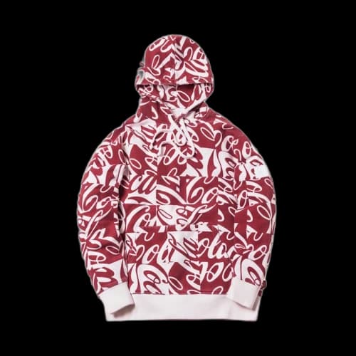 Kith x Coca-Cola Cubed Global Hoodie Red