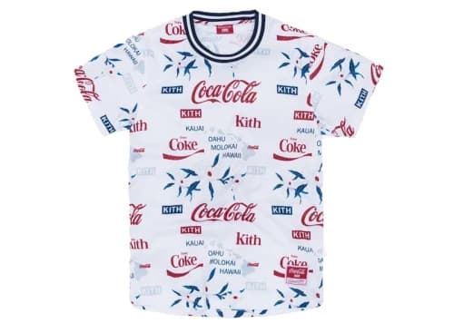 Kith x Coca-Cola x Mitchell & Ness BP Hawaii Jersey White