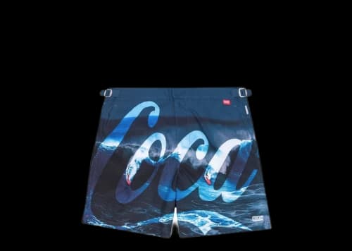 Kith x Coca-Cola x Orelebar Brown Bulldog Swim Trunk Navy