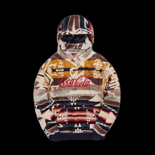 Kith x Coca-Cola x Pendleton Terry Williams 3 Hoodie Ivory/Multi