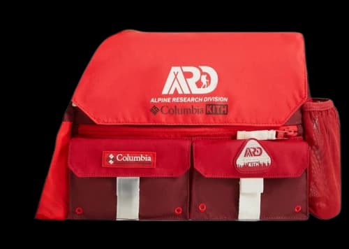 Kith x Columbia Crossbody Bright Red