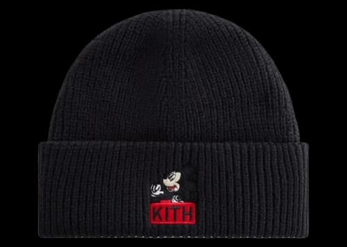 Kith x Disney Kids Mickey & Friends Mickey Mia Beanie Black