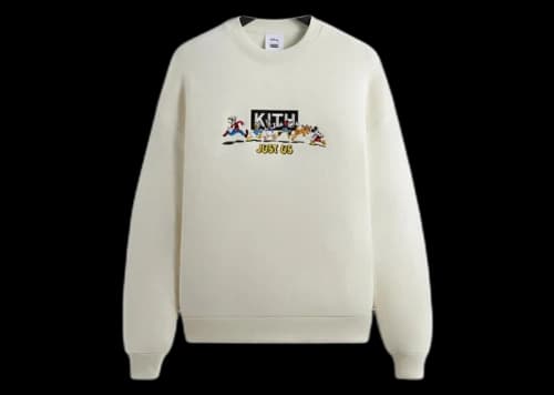 Kith x Disney Mickey & Friends Family Crewneck Sandrift