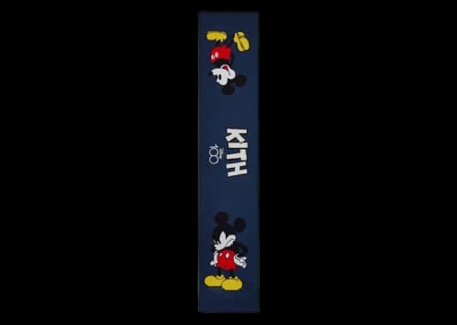 Kith x Disney Mickey & Friends Knitted Mickey Scarf Nocturnal Heather