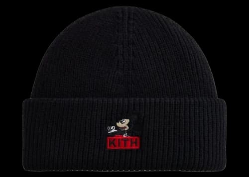 Kith x Disney Mickey & Friends Mickey Mia Beanie Black