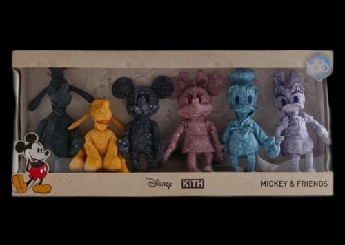 Kith x Disney Mickey & Friends Plush Set (6 Pack) Multi