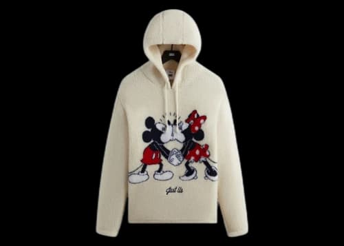 Kith x Disney Mickey & Friends Sherpa Hoodie Sandrift