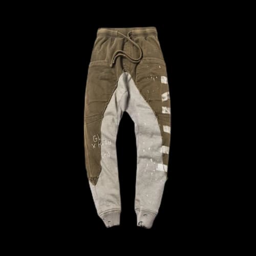 Kith x Greg Lauren 50/50 Ashford Cargo Pant Olive/Grey