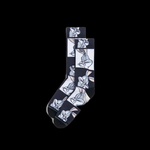 Kith x Looney Tunes x Stance Bugs Tile Sock Grey