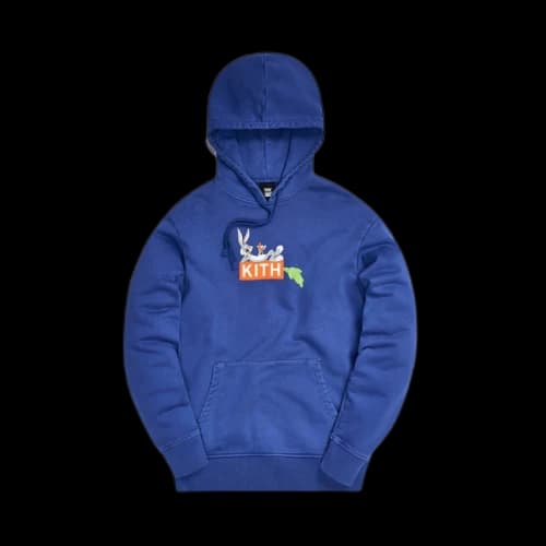 Kith x Looney Tunes Carrot Hoodie Blue