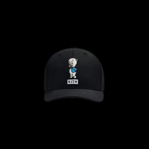 Kith x Looney Tunes x New Era Porky 59Fifty Cap Black