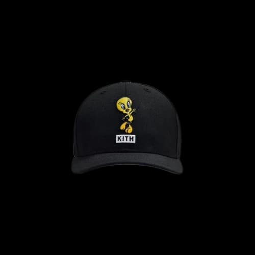 Kith x Looney Tunes x New Era Tweety 59Fifty Cap Black