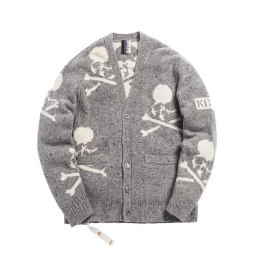 Kith x mastermind WORLD Knit Cardigan Turtle Dove