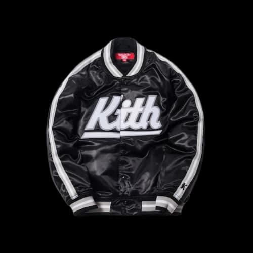 Kith x Mitchell & Ness Satin Warm-Up Jacket Los Angeles