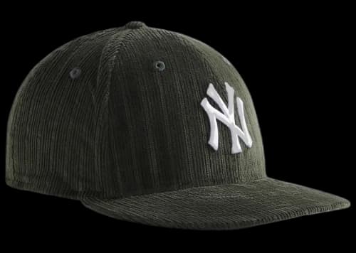 Kith x New Era For Yankees Novelty Corduroy 59Fifty Low Profile Cypress