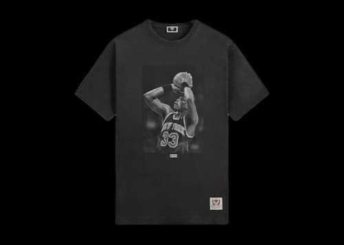 Kith x New York Knicks Patrick Ewing Vintage Tee Black