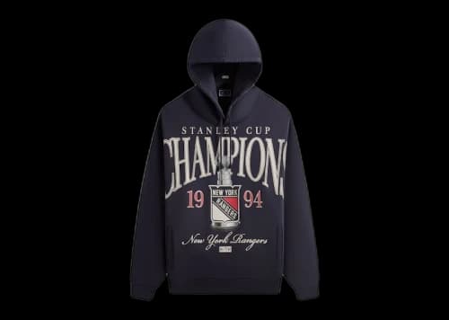Kith x New York Rangers Champions Nelson Hoodie Ink
