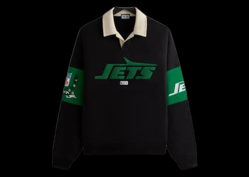 Kith x NFL 47 Jets Nelson Collared Pullover Black