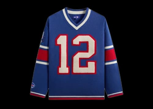 Kith x NFL Buffalo Bills V-Neck Beau Knit Sweater Current