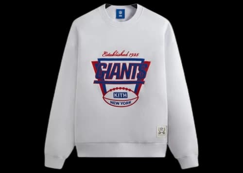 Kith x NFL Giants 1925 Nelson Crewneck White
