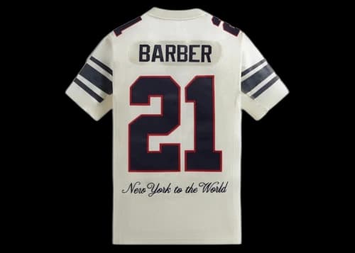Kith x NFL Giants Mitchell & Ness Tiki Barber Jersey Sandrift