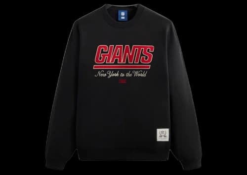 Kith x NFL Giants Nelson Vintage Crewneck Black