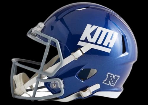 Kith x NFL Giants Riddell Speed Replica Helmet Multicolor