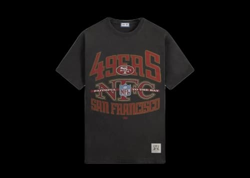 Kith x NFL San Francisco 49ers XXL Vintage Jones Tee Black