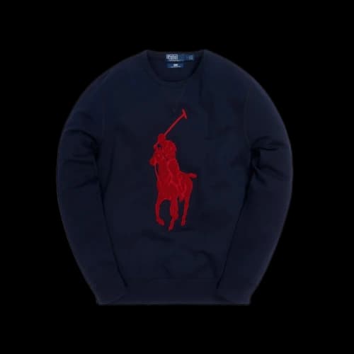 Kith x Polo Ralph Lauren Double Knit Crewneck Tech Blue