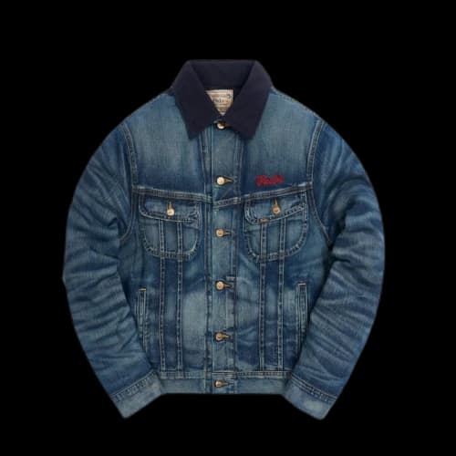 Kith x Polo Ralph Lauren Stormrider Denim Jackt Light Blue