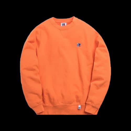Kith x Russell Athletic Classic Crewneck Golden Poppy