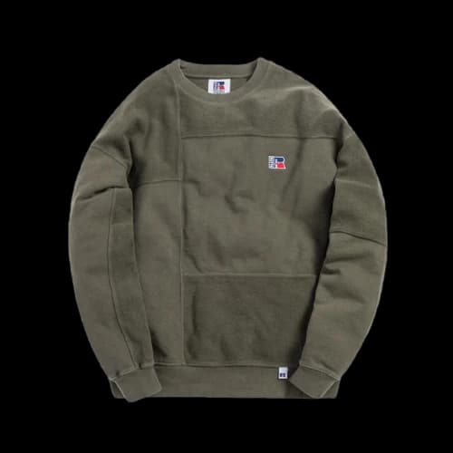 Kith x Russell Athletic Reverse Crewneck Climbing Ivy