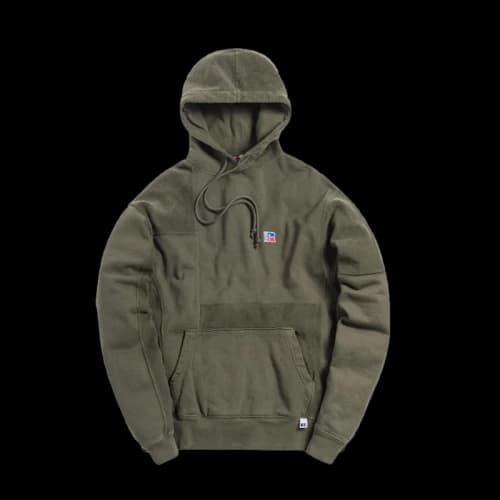 Kith x Russell Athletic Reverse Hoodie Climbing Ivy
