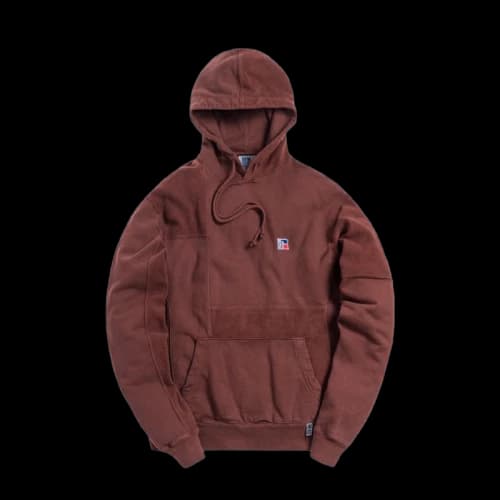 Kith x Russell Athletic Reverse Hoodie Decadent Chocolate