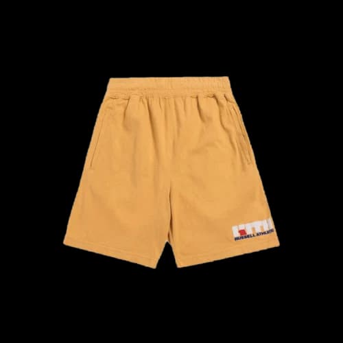 Kith x Russell Athletic Varsity Logo Shorts Golden Apricot