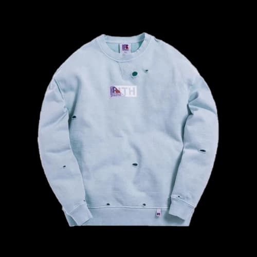 Kith x Russell Athletic Vintage Crewneck Chambray Blue