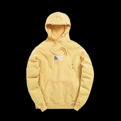 Kith x Russell Athletic Vintage Hoodie Golden Haze