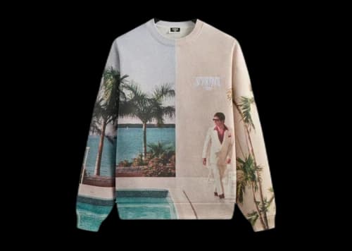 Kith x Scarface Tony Miami Vintage Nelson Crewneck Multicolor