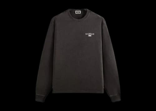 Kith x The Matrix Red Pill Blue Pill Long Sleeve Tee Black