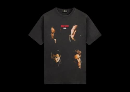 Kith x The Sopranos Characters Vignette Vintage Tee Black