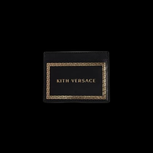 Kith x Versace Leather Card Holder Black