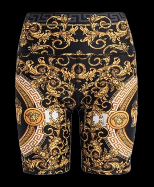 Kith x Versace Women's Barocco Biker Short Black/Gold