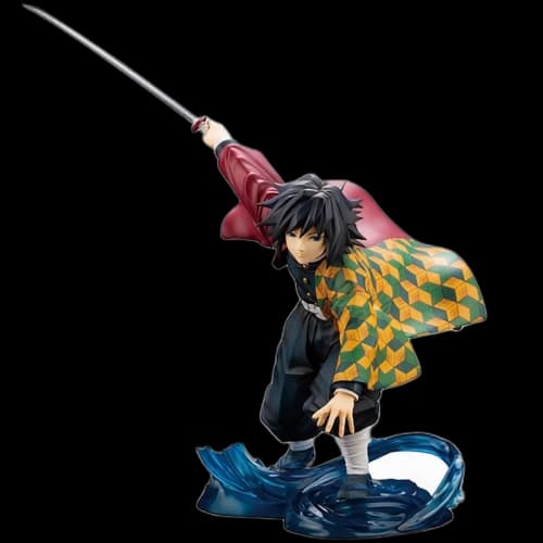 Kotobukiya Artfx J Demon Slayer Giyu Tomioka Statue With Bonus Face Part Figure Red
