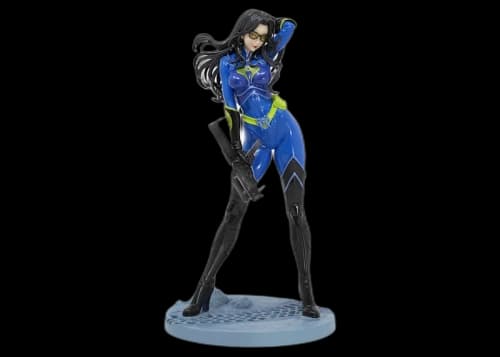 Kotobukiya G.I. Joe Baroness 25th Anniversary Blue Color Bishoujo Figure Blue