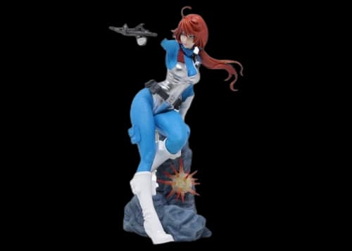 Kotobukiya G.I. Joe Scarlett Sky Blue Color Bishoujo Figure Blue